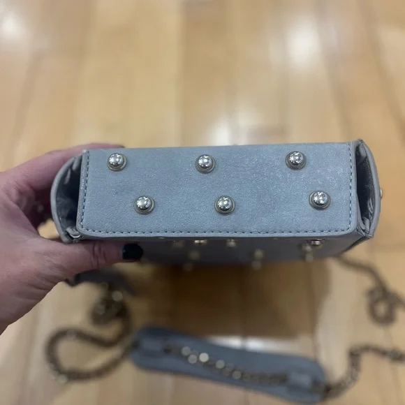Urban Expressions Studded Gray Crossbody Bag - Picture 8 of 8